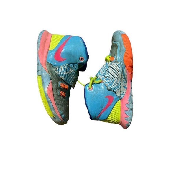 Nike Kyrie 6 Pool (PS) Baltic Blue Hyper Pink Rose Neon Shoes - Picture 1 of 10